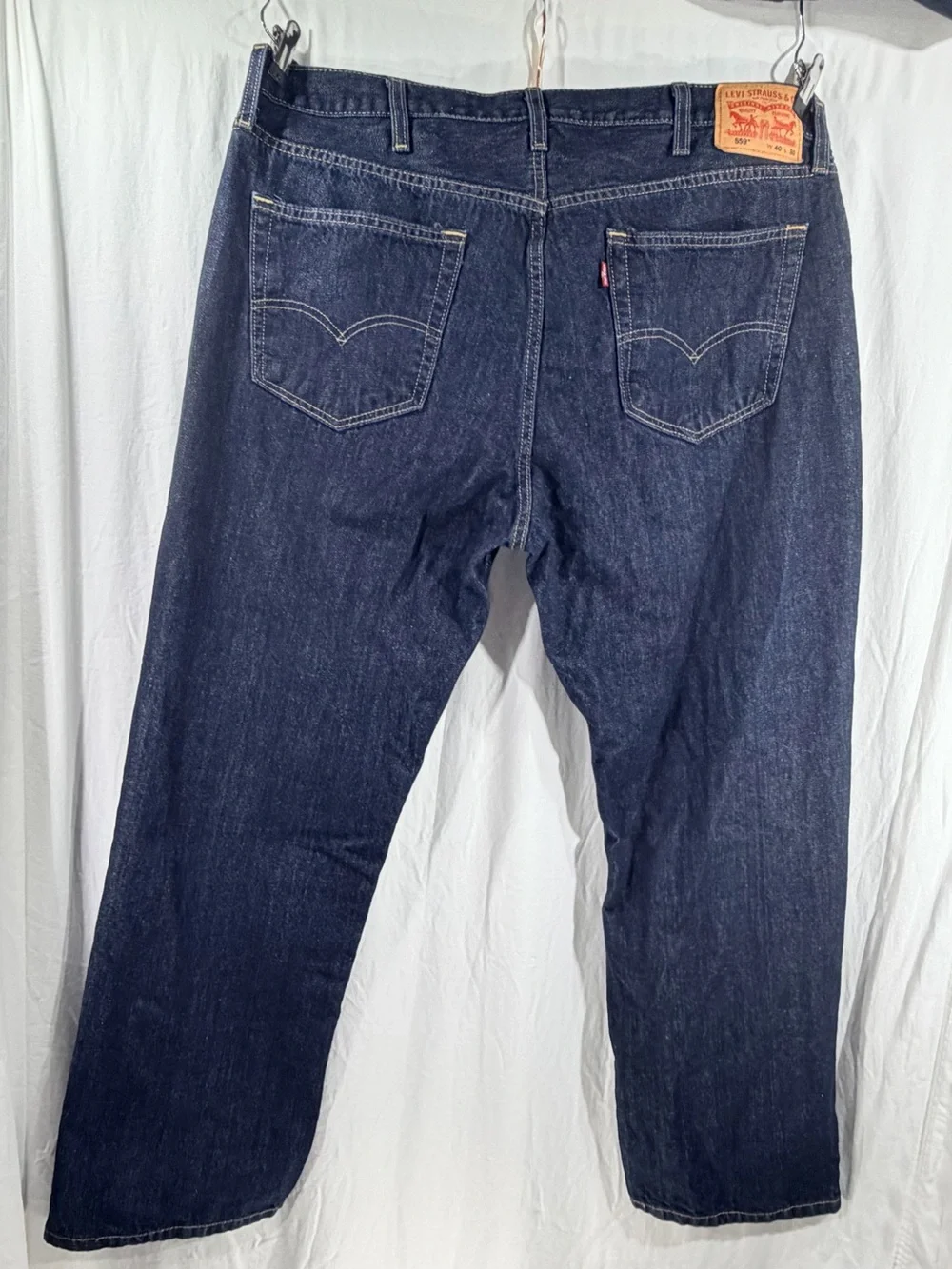 Levi's Men's Indigo Relaxed Straight Jeans